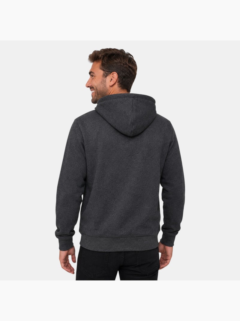 Lee cooper -  hoodie voor heren ontworpen Antracietgrijs - Kiabi
