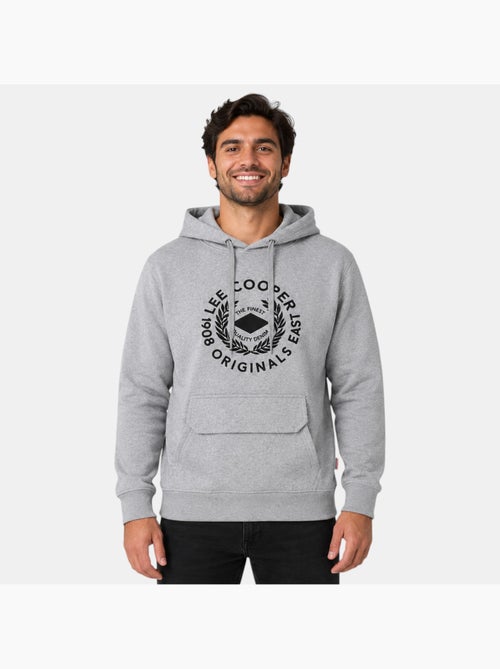 Lee cooper -  hoodie voor heren ontworpen - Kiabi