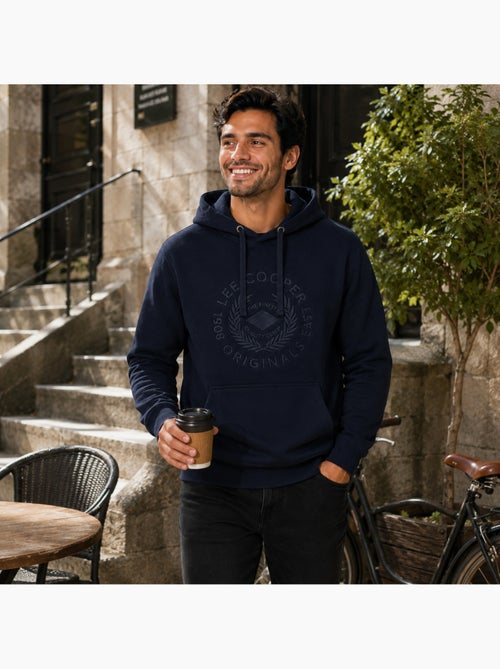 Lee cooper -  hoodie voor heren ontworpen - Kiabi