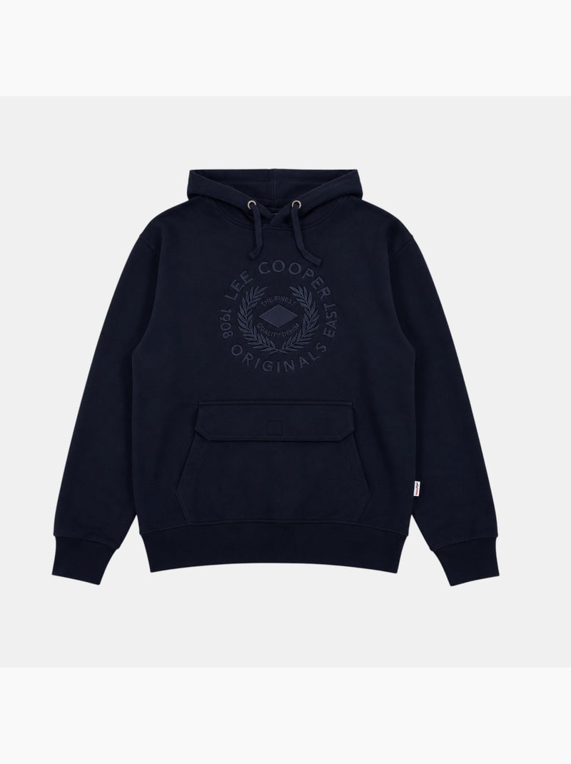 Lee cooper -  hoodie voor heren ontworpen Marineblauw - Kiabi