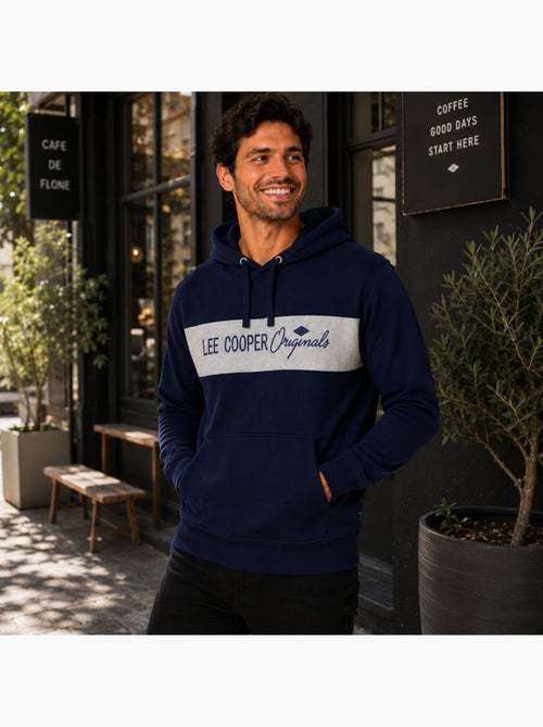 Lee cooper -  hoodie voor heren ontworpen - Kiabi