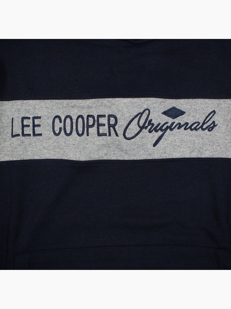 Lee cooper -  hoodie voor heren ontworpen Marineblauw - Kiabi