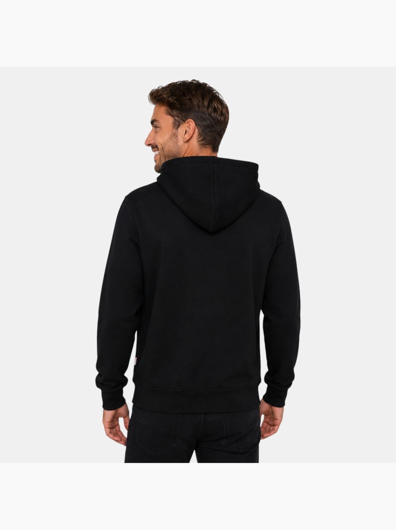 Lee cooper -  hoodie voor heren ontworpen Zwart - Kiabi