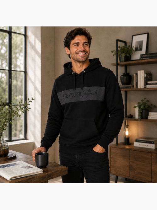 Lee cooper -  hoodie voor heren ontworpen - Kiabi