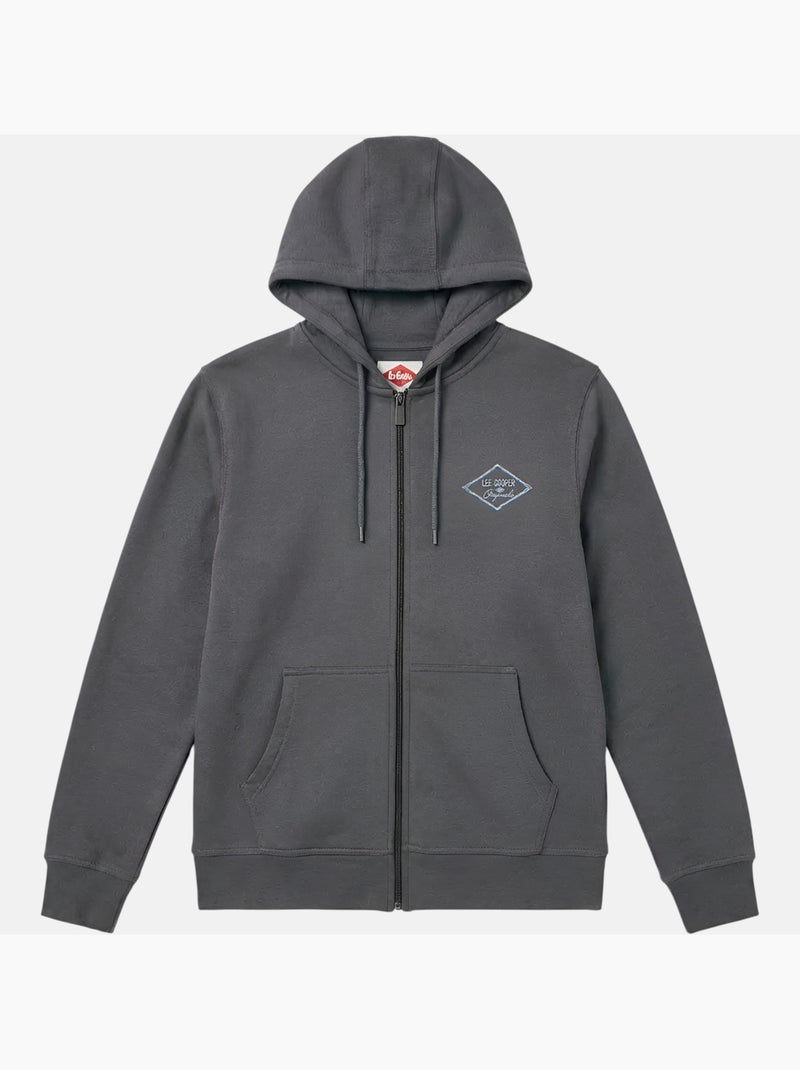 Lee Cooper - Jas met capuchon  heren Grijs - Kiabi