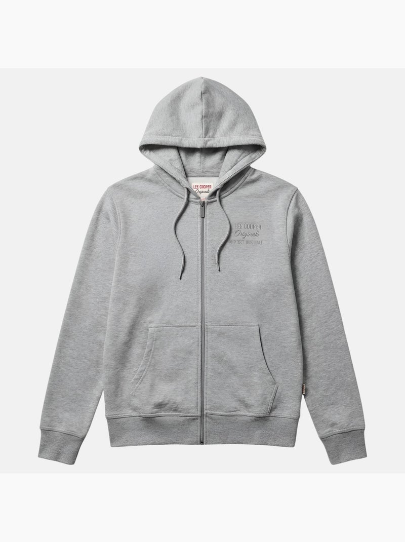 Lee Cooper - Jas met capuchon  heren Grijs - Kiabi