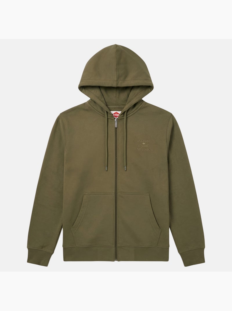Lee Cooper - Jas met capuchon  heren Kaki - Kiabi