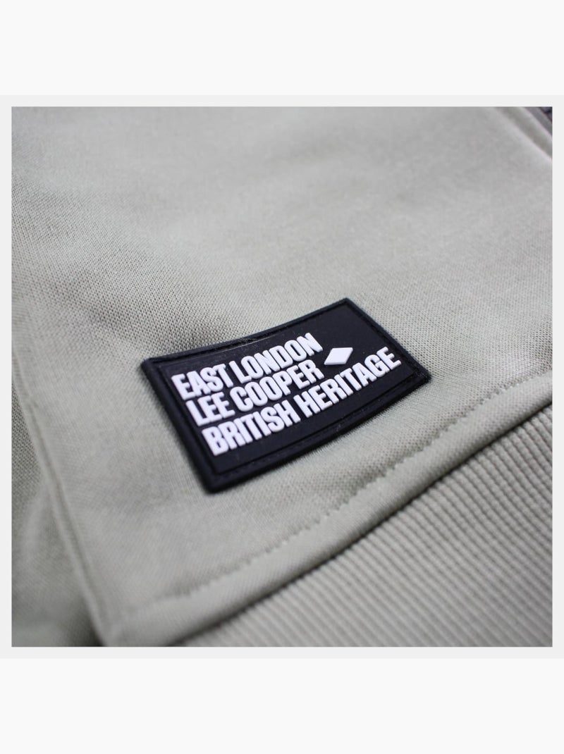 Lee Cooper - Jas met capuchon jongen bedrukt Kaki - Kiabi