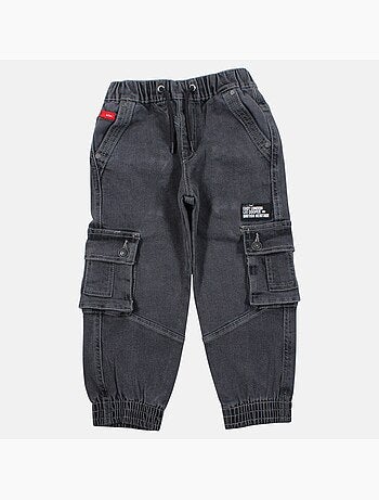 Lee cooper - jean cargo taille élastique à cordon, coupe décontractée