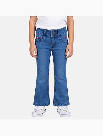 Lee cooper - jean coupe large, taille haute et fermeture boutonnée