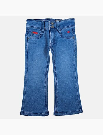 Lee cooper - jean coupe large, taille haute et fermeture boutonnée