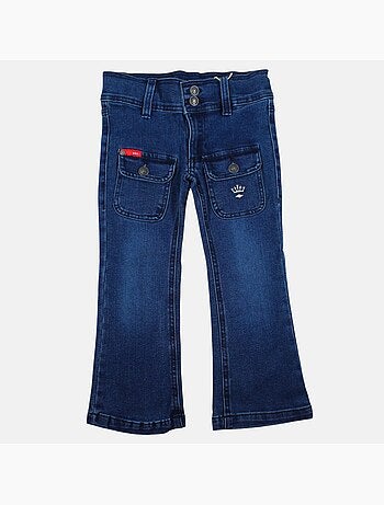 Lee cooper - jean coupe large, taille haute et fermeture boutonnée