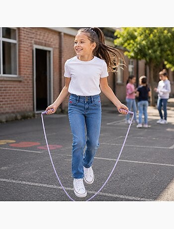 Lee cooper - jean coupe large, taille haute et fermeture boutonnée