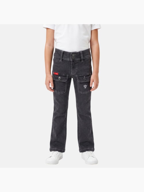 Lee cooper - jean coupe large, taille haute et fermeture boutonnée - Kiabi Lee cooper - jean coupe large, taille haute et fermeture boutonnée - Kiabi
