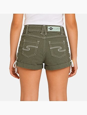 Lee Cooper - Jeans short meisje met gevlochten detail