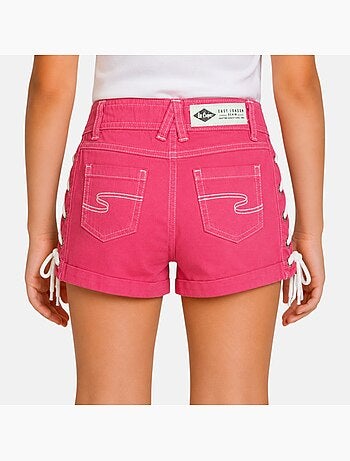 Lee Cooper - Jeans short meisje met gevlochten detail
