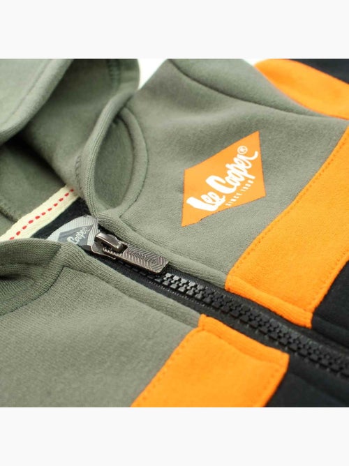 Lee Cooper - Joggingpak set baby jas met capuchon en broek bedrukt - Kiabi