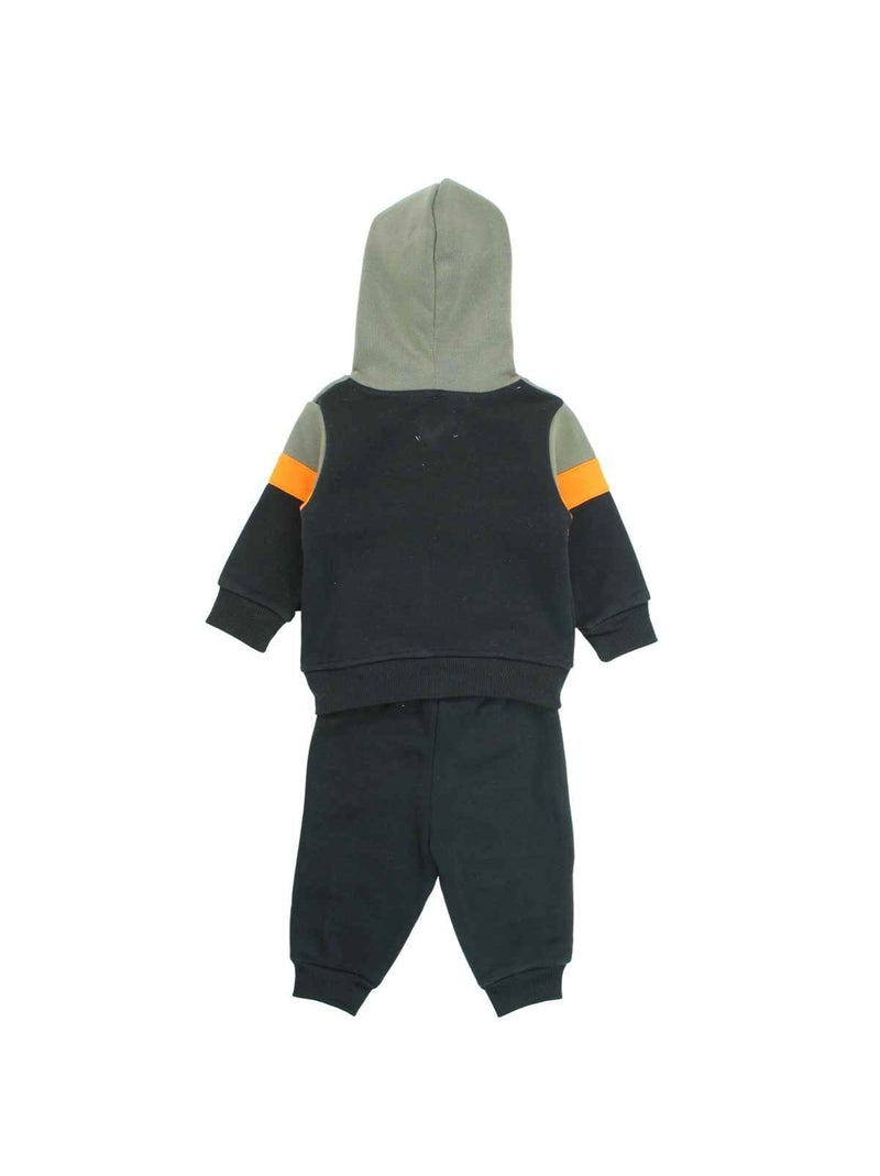 Lee Cooper - Joggingpak set baby jas met capuchon en broek bedrukt Kaki - Kiabi