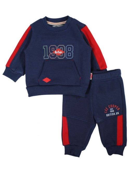 Lee Cooper - Joggingpak set baby jongen sweater en broek bedrukt - Kiabi