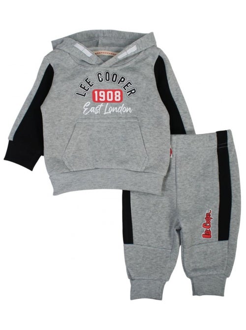 Lee Cooper - Joggingpak set baby jongen sweater en broek bedrukt - Kiabi