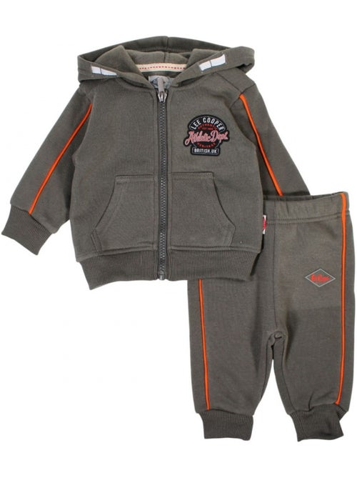 Lee Cooper - Joggingpak set baby jongen sweater en broek bedrukt - Kiabi