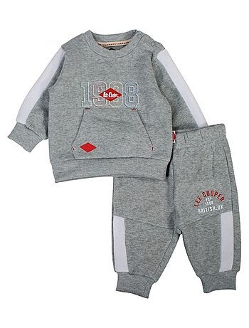 Lee Cooper - Joggingpak set baby jongen sweater en broek bedrukt