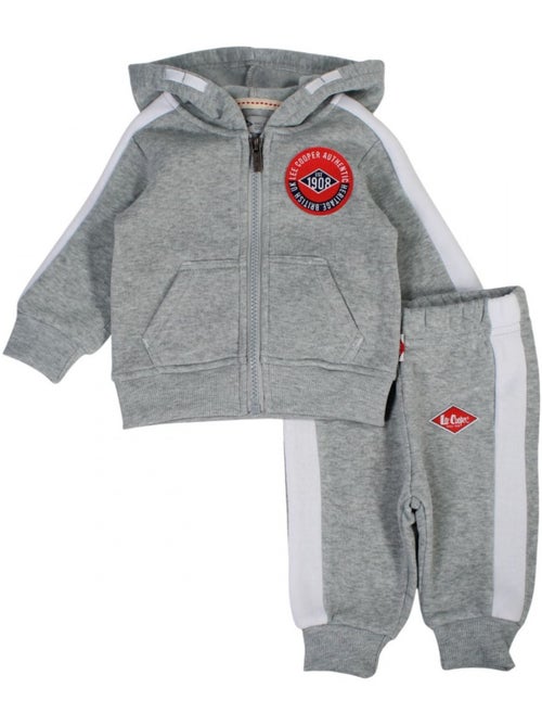 Lee Cooper - Joggingpak set baby jongen sweater en broek bedrukt - Kiabi