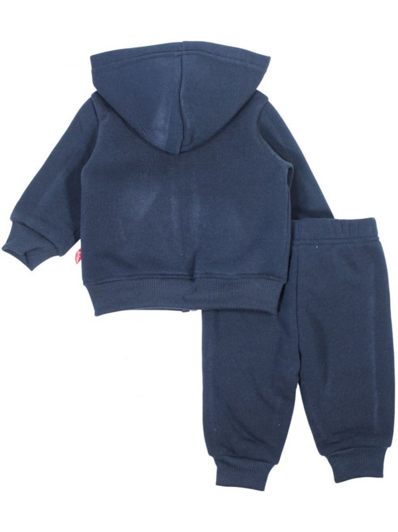 Lee Cooper - Joggingpak set baby jongen sweater en broek bedrukt Marineblauw - Kiabi