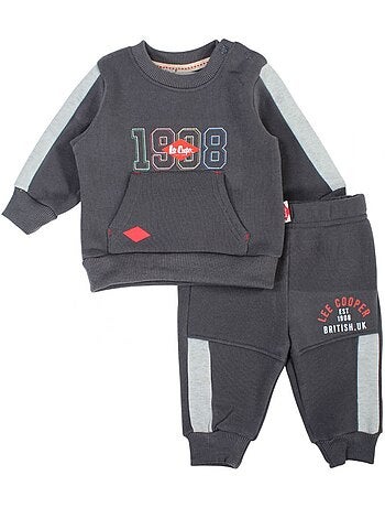 Lee Cooper - Joggingpak set baby jongen sweater en broek bedrukt
