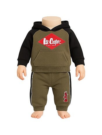 Lee Cooper - Joggingpak set jongen hoodie en broek bedrukt