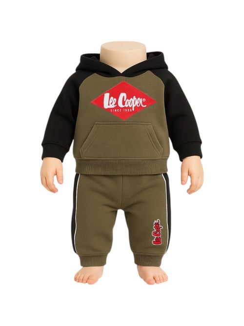 Lee Cooper - Joggingpak set jongen hoodie en broek bedrukt - Kiabi