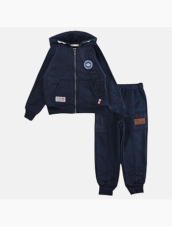 Lee Cooper - Joggingpak set jongen jas met capuchon en broek