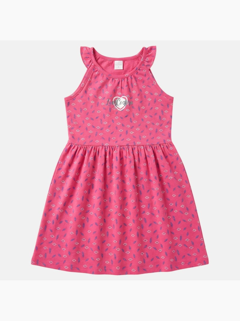 Lee Cooper - Jurk  meisje Fuchsia roze - Kiabi