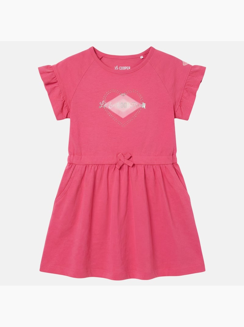 Lee Cooper - Jurk  meisje Fuchsia roze - Kiabi
