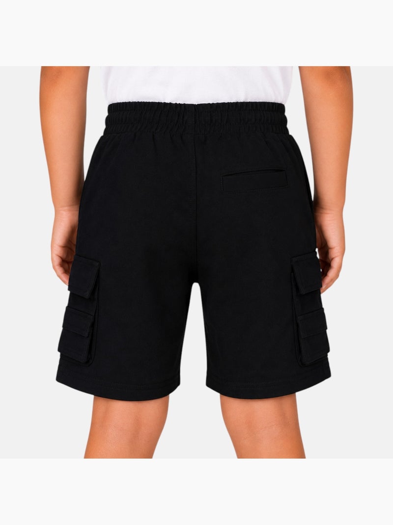 Lee Cooper -  kinder bermuda Zwart - Kiabi