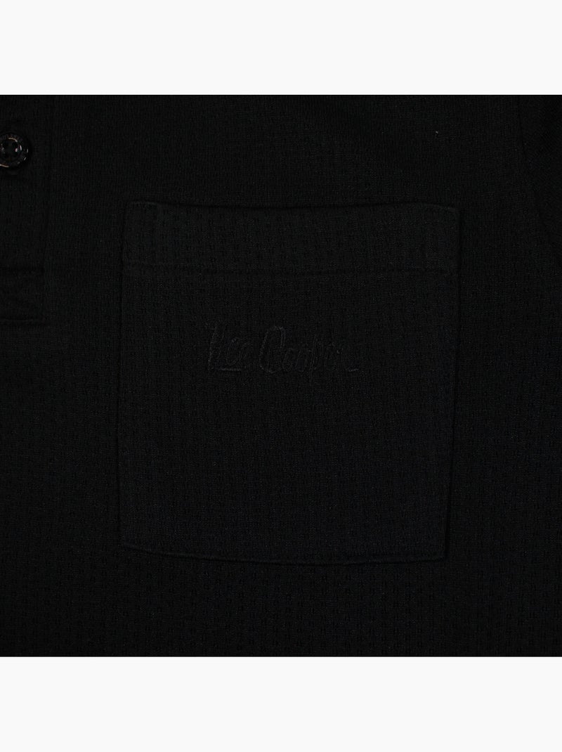 Lee Cooper - Kinder set LEE COOPER bestaande uit een polo met korte mouwen en een bijpassende short Zwart - Kiabi