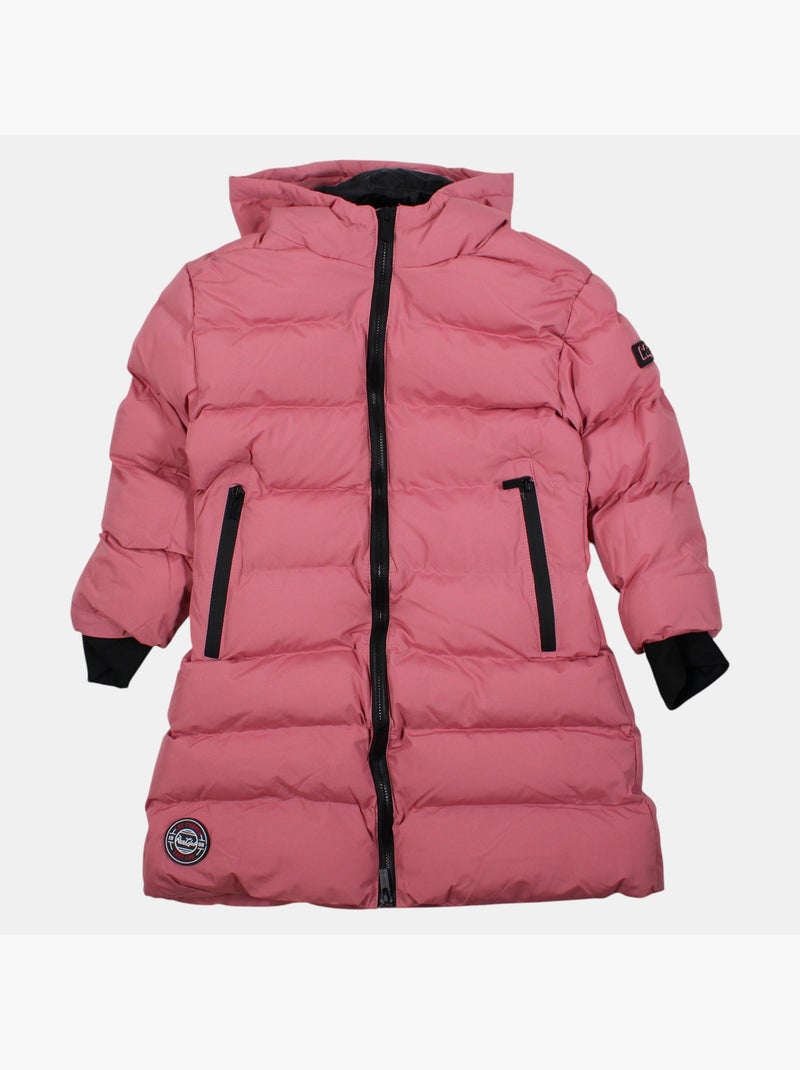 Lee cooper - lange meisjes gewatteerde jas Roze - Kiabi