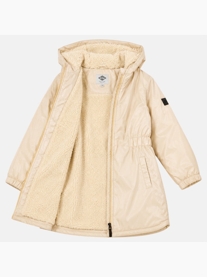 Lee cooper - meisjes parka Ecru - Kiabi