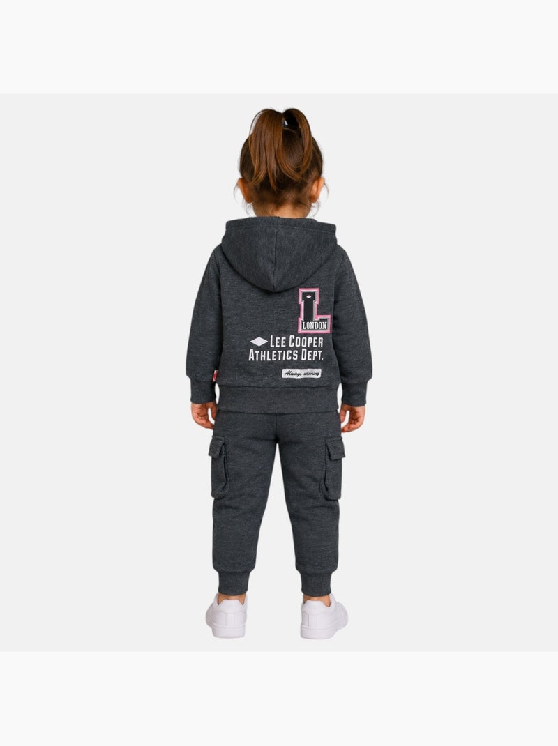 Lee cooper -  meisjesset Antracietgrijs - Kiabi