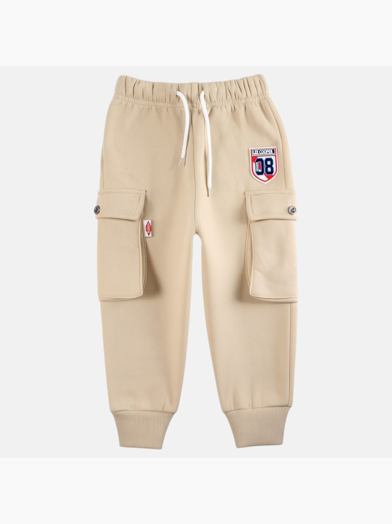 Lee Cooper - Pantalon de jogging avec poches garçon Beige - Kiabi