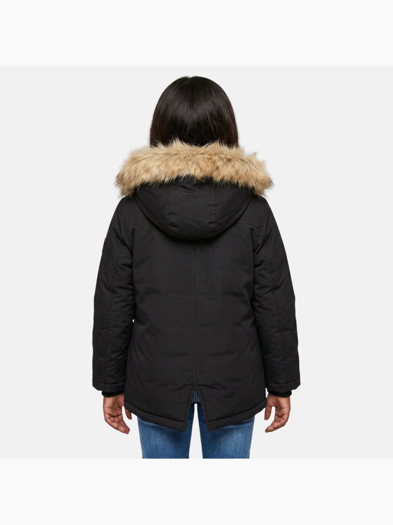 Lee Cooper - Parka fille imprimée Noir - Kiabi