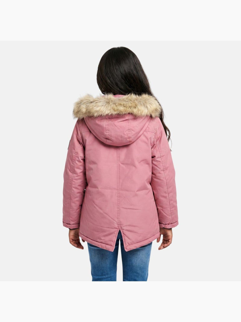 Lee Cooper - Parka fille imprimée Rose - Kiabi