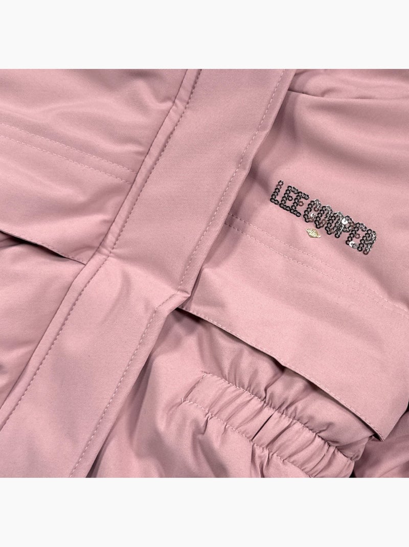 Lee Cooper - Parka meisje bedrukt Roze - Kiabi
