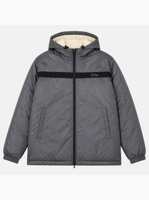 Lee cooper - parka zippée à capuche bordée de fausse fourrure - Kiabi Lee cooper - parka zippée à capuche bordée de fausse fourrure - Kiabi