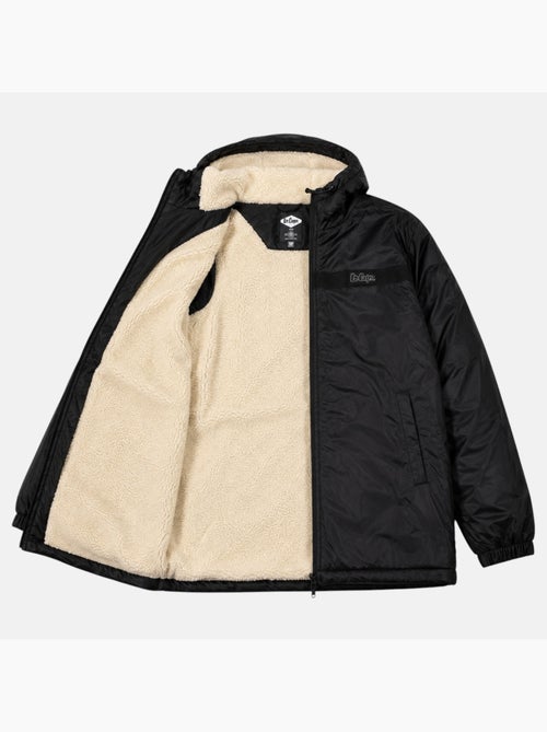 Lee cooper - parka zippée à capuche bordée de fausse fourrure - Kiabi Lee cooper - parka zippée à capuche bordée de fausse fourrure - Kiabi