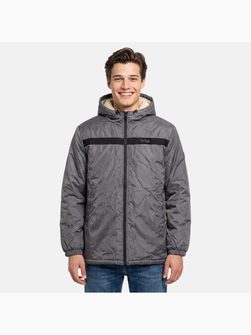 Lee cooper - parka zippée à capuche, poches zippées et capuche bordée de fausse fourrure - Kiabi Lee cooper - parka zippée à capuche, poches zippées et capuche bordée de fausse fourrure - Kiabi