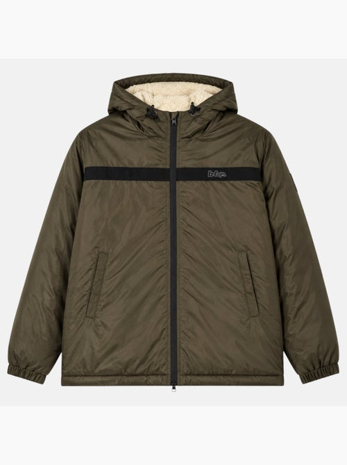 Lee cooper - parka zippée à capuche, poches zippées et capuche bordée de fausse fourrure - Kiabi Lee cooper - parka zippée à capuche, poches zippées et capuche bordée de fausse fourrure - Kiabi