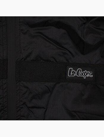 Lee cooper - parka zippée à capuche, poches zippées et capuche bordée de fausse fourrure