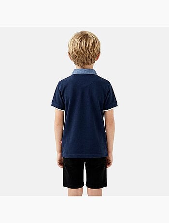 Lee Cooper - Polo avec col chemise ouverture boutonnée