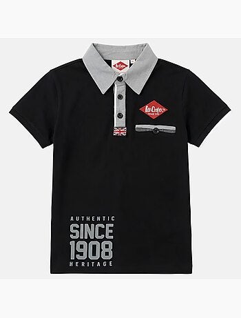 Lee Cooper - Polo garçon manches courtes